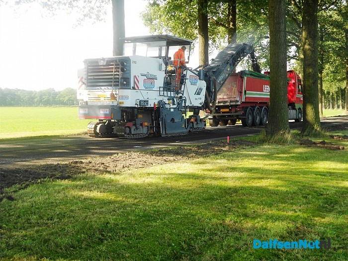 Werkzaamheden Rechterensedijk in volle gang