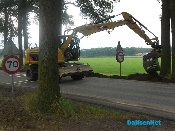 Rechterensedijk: werk gaat in weekeind gewoon door