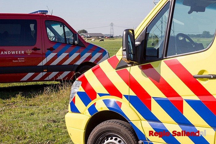 Groot alarm voor brand in kuikenschuur in Laag Zuthem - Foto: Pim Haarsma