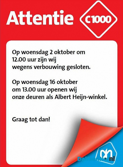 Nog 48 uur voor opening van de AH