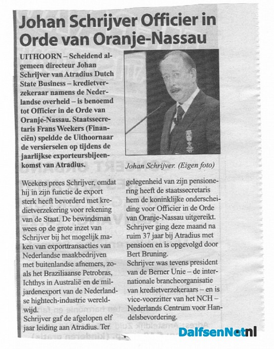 Wie schrijft, die blijft