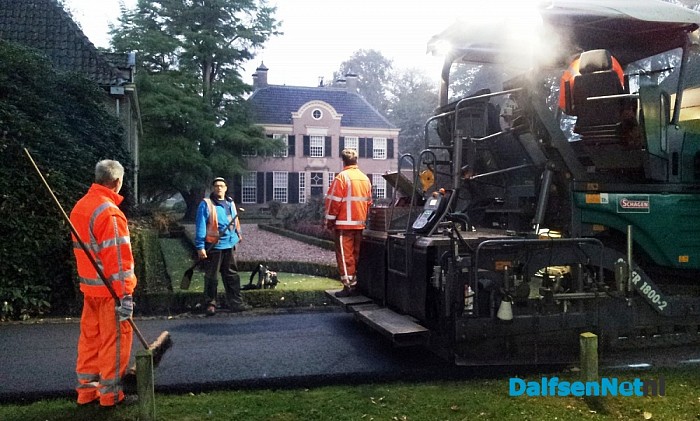 Asfaltlaag van Aalshorsterpad wordt hersteld