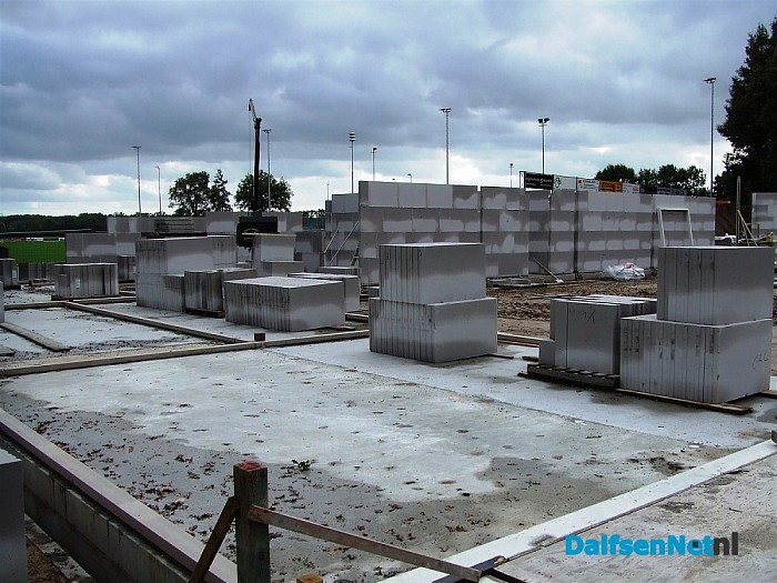 Metselwerk Potstal al op grote hoogte
