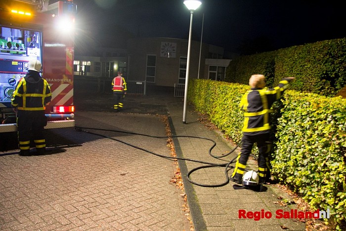 Brandstichting in kleuterspeelzaal H. Hartschool - Foto: Pim Haarsma