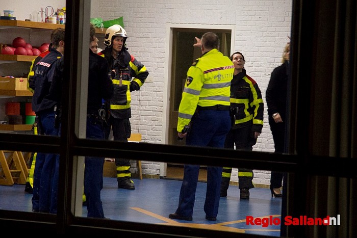 Brandstichting in kleuterspeelzaal H. Hartschool - Foto: Pim Haarsma