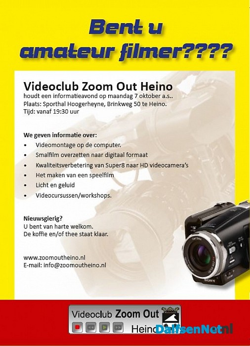 Infoavond Videoclub Heino