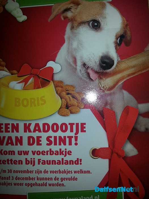 Een cadeau voor uw huisdier, nog wel van de Sint