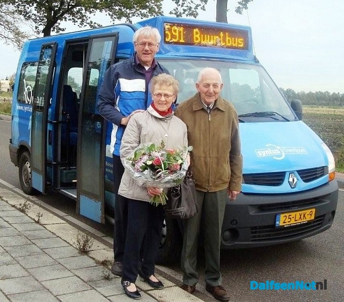 10.000 ste passagier van buurtbus Vechtdal
