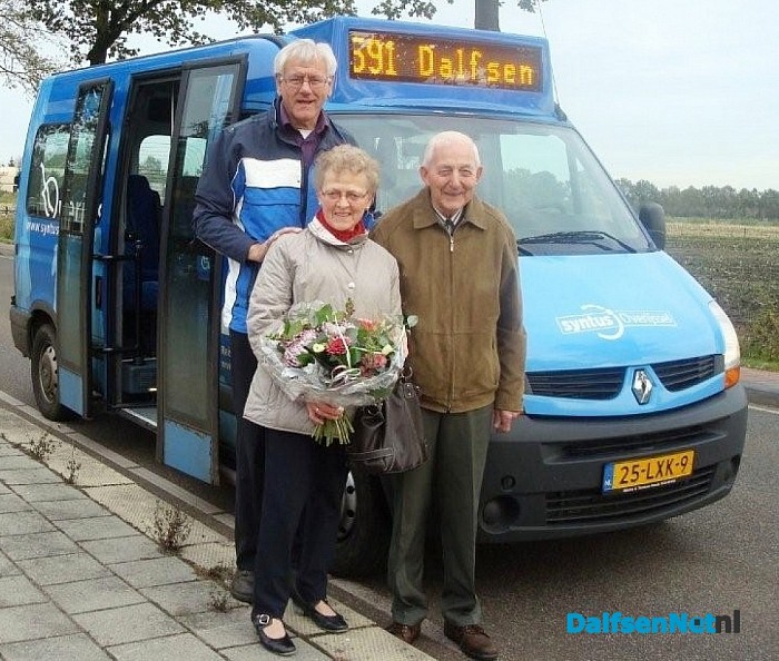10.000 ste passagier van buurtbus Vechtdal