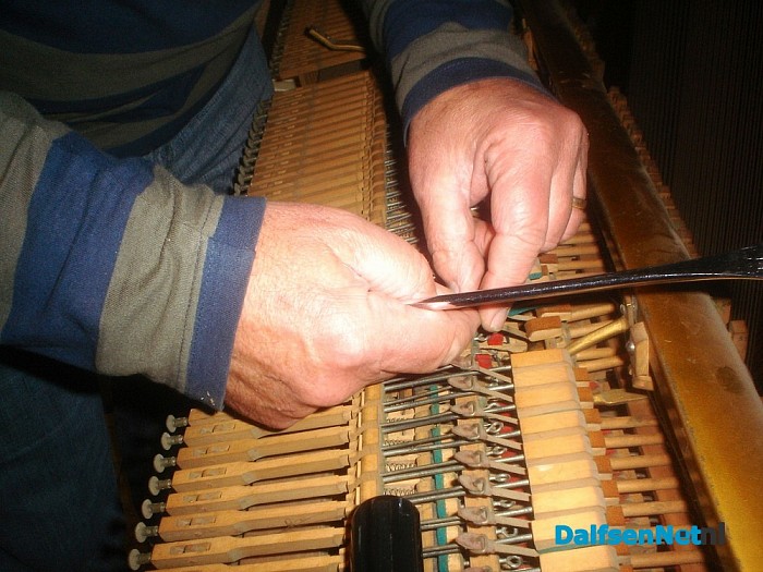 Piano is gestemd: het koor kan komen