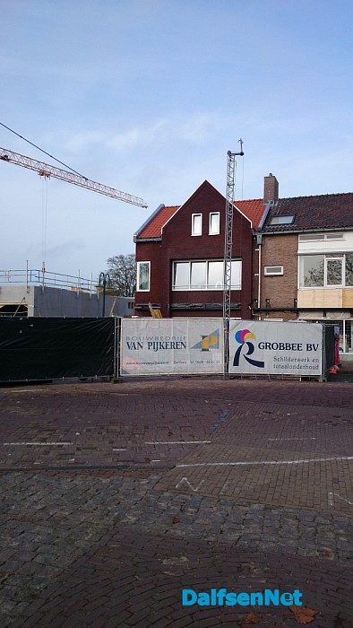 Eerste gevel zichtbaar - Foto: Robert Bril