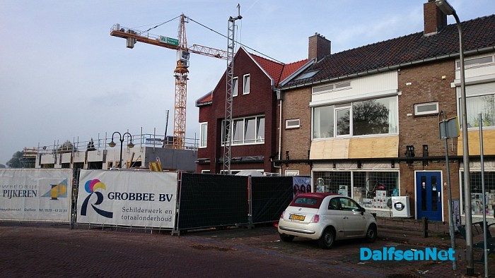 Eerste gevel zichtbaar - Foto: Robert Bril