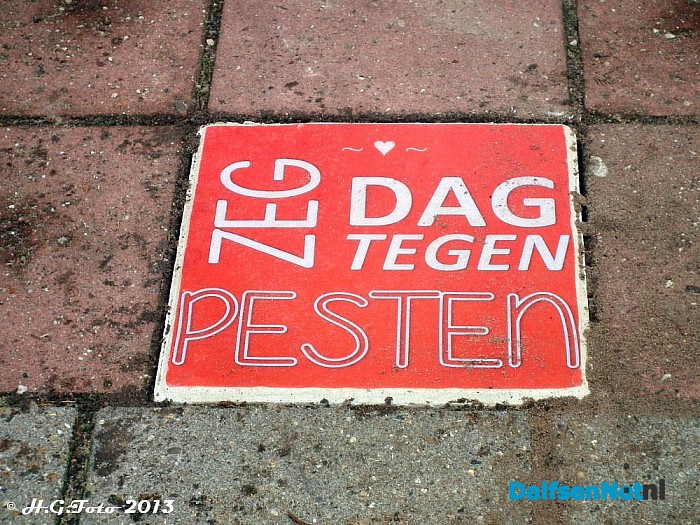 Aftrap preventie week Sta op Tegen pesten op basisschool de Wegwijzer. - Foto: H.G. Foto