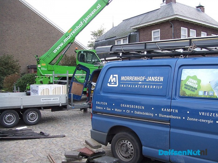 Herstel stormschade pastorie Hoonhorst.