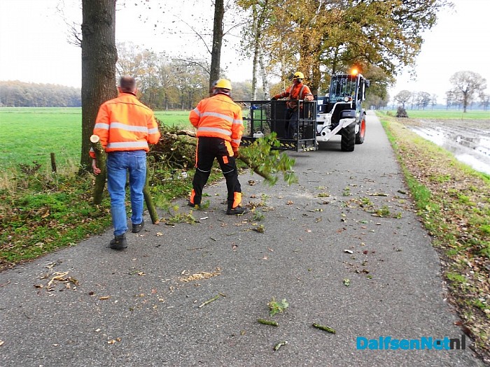 Een paar uur storm: weken werk!