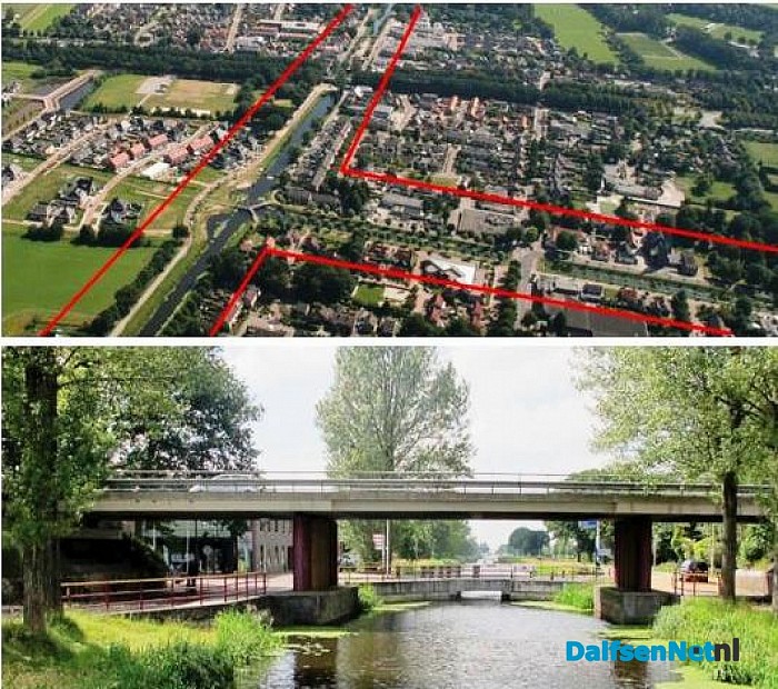 De blik op het kanaal van Lemelerveld