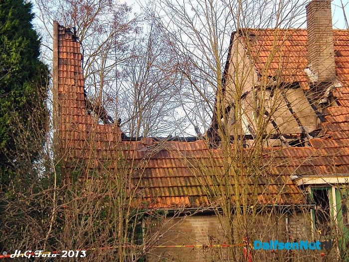 Woning afgebrand in Varsen. (Foto update) - Foto: H.G. Foto