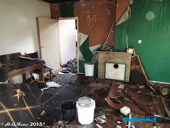 Woning afgebrand in Varsen. (Foto update) - Foto: H.G. Foto