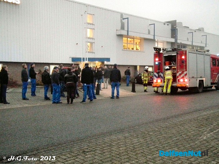 Brandmelding bij Eshuis. - Foto: H.G. Foto