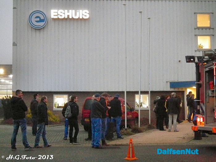 Brandmelding bij Eshuis. - Foto: H.G. Foto