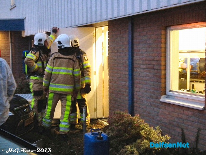 Brandmelding bij Eshuis. - Foto: H.G. Foto
