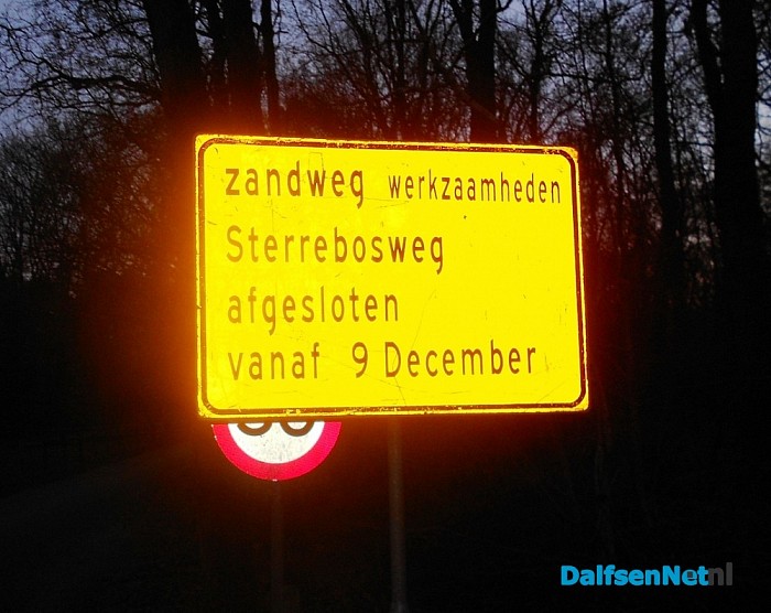 Voortgang onderhoud weg