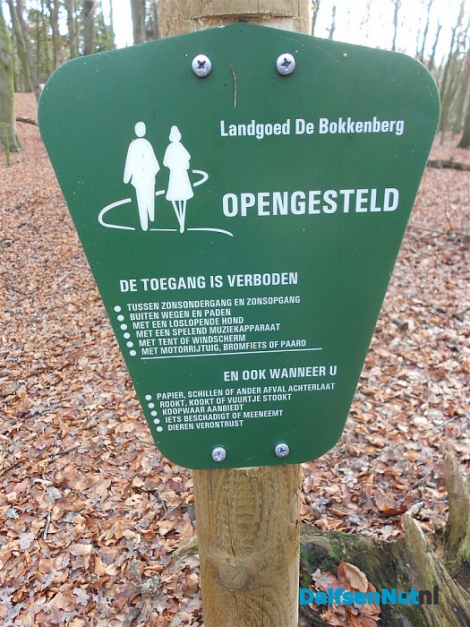 Landgoed de Bokkenberg weer bereikbaar