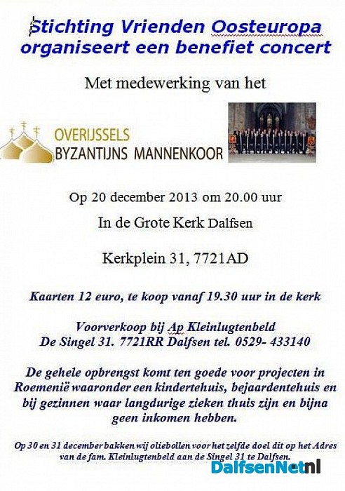 20 dec. benefiet concert Grote Kerk