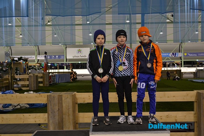 Pupillen Stokvisdennen op podium