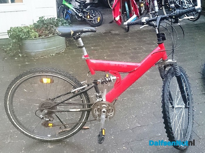 Fiets gevonden in het bos