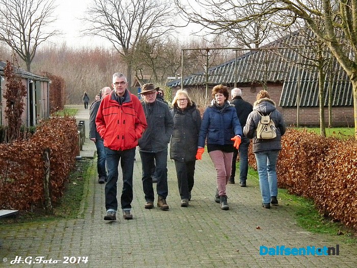 Ruime belangstelling voor snertwandeltocht de Poel. - Foto: H.G. Foto