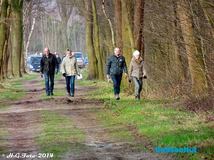 Ruime belangstelling voor snertwandeltocht de Poel. - Foto: H.G. Foto