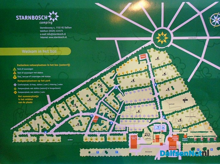 Een camping is in de winter ook mooi
