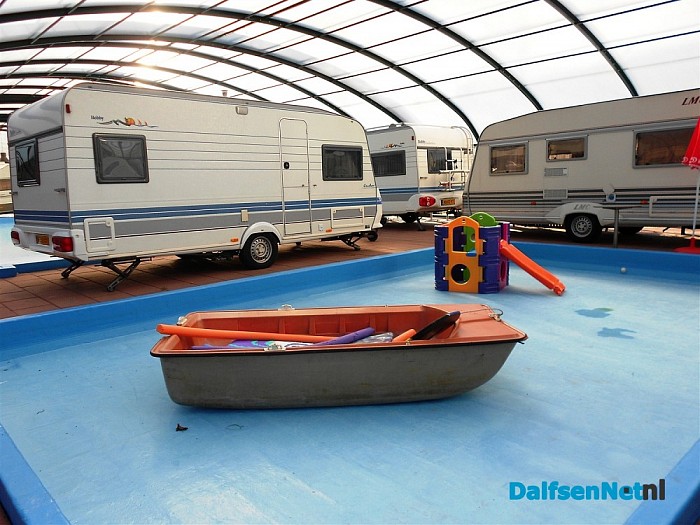 Een camping is in de winter ook mooi