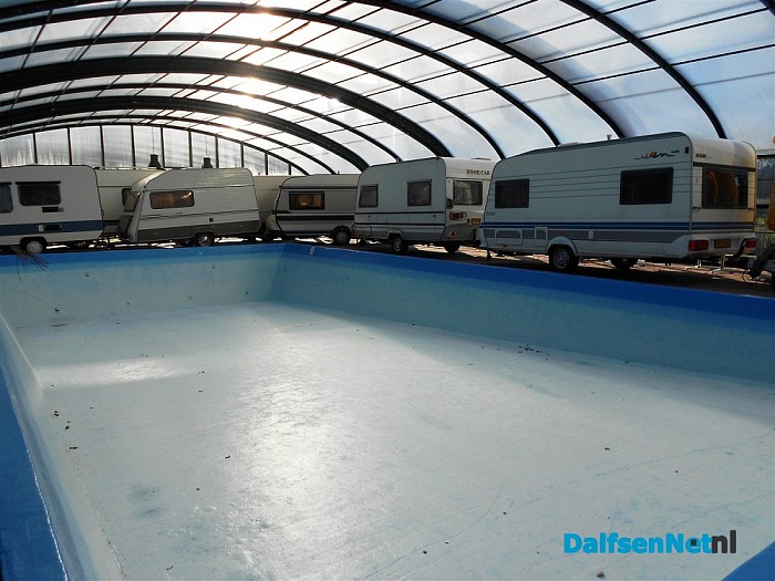 Een camping is in de winter ook mooi