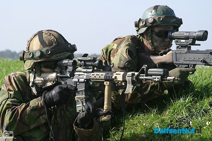 Militairen oefenen in de regio
