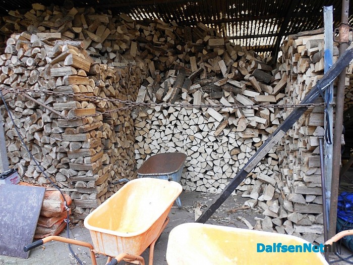 Koens maakt zelf haardhout