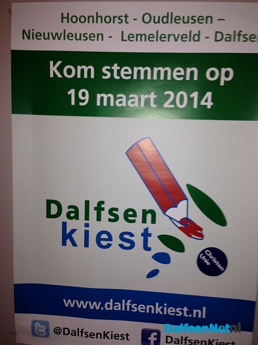 Dalfsenkiest posters politieke kleur?