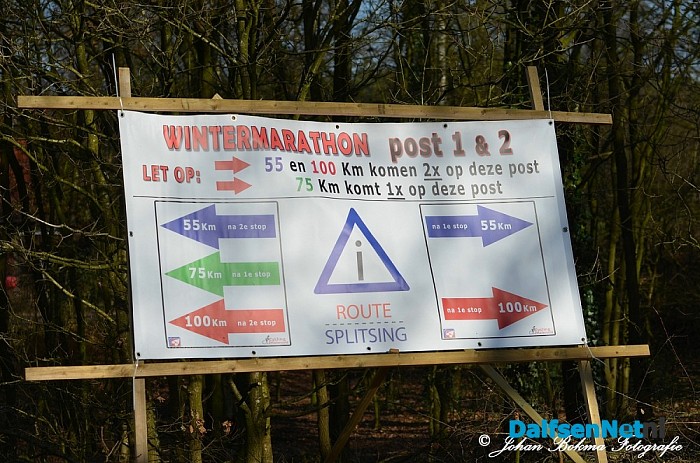 Wintermarathon verreden onder lenthe – achtige omstandigheden.