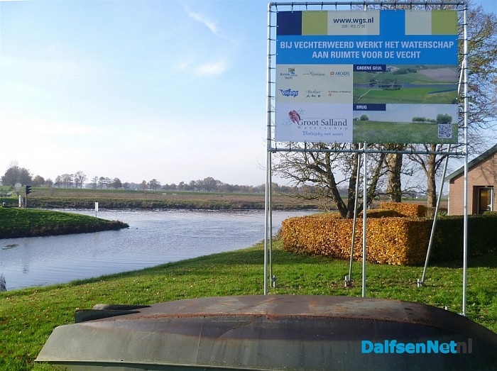 Voorbereiding graven groene geul Vechterweerd