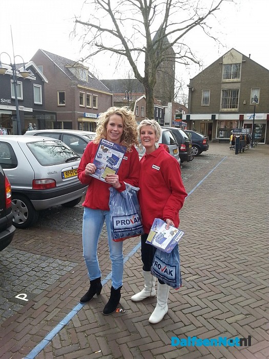 Promotieteam provak schutte op pad