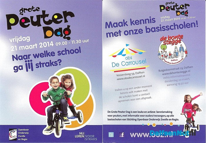 Grote Peuter Dag : OBS De Bonte Stegge + OBS De Carrousel