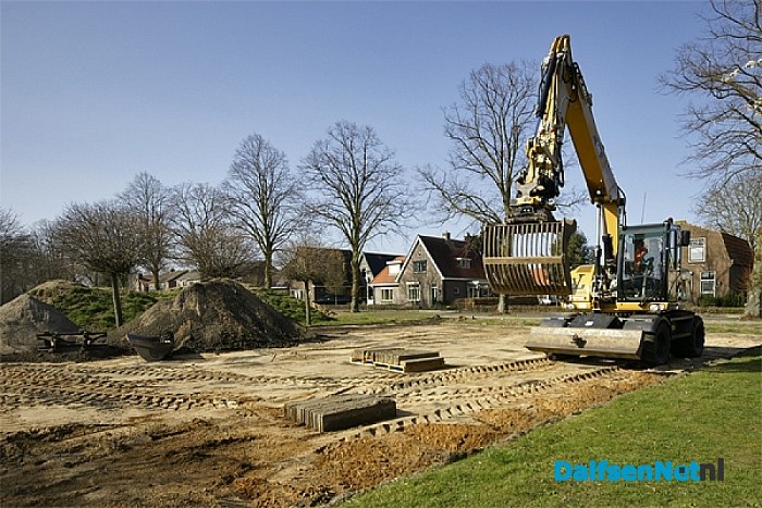 Verplaatsen van jeu de boules baan