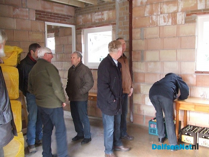 Bijgebouw Molen Fakkert vanmiddag werd het hoogste punt gevierd