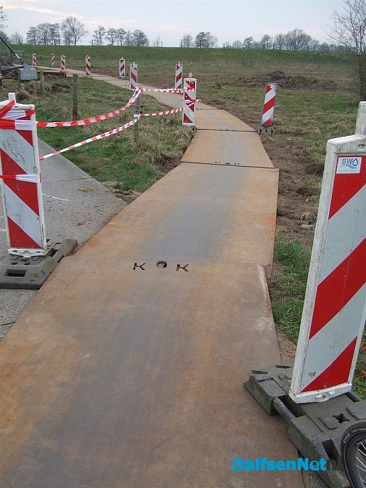 Fietsers weer vrije doorgang bij stuw Vechterweerd