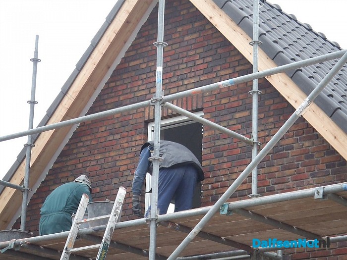 Bouw molenschuur Hoonhorst nadert de eindfase