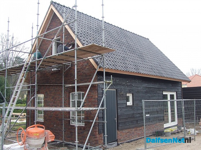 Bouw molenschuur Hoonhorst nadert de eindfase