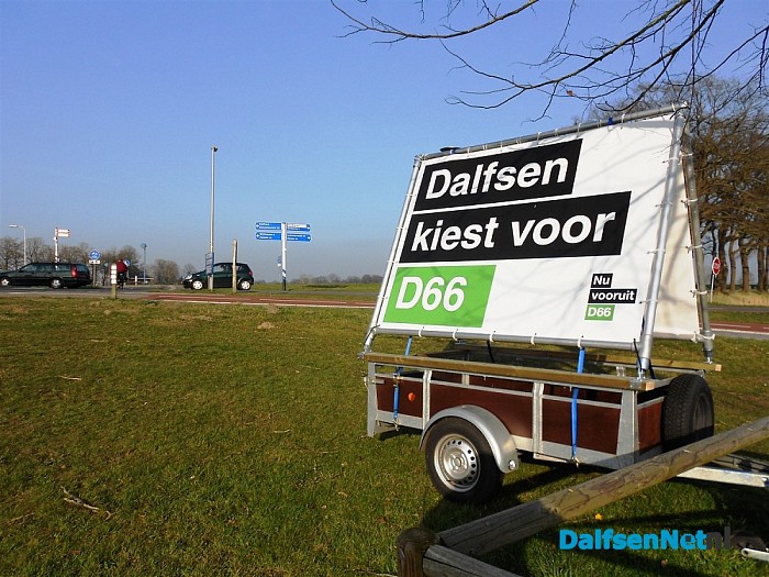 D66 Dalfsen mag van provincie geen “reclame” maken bij station