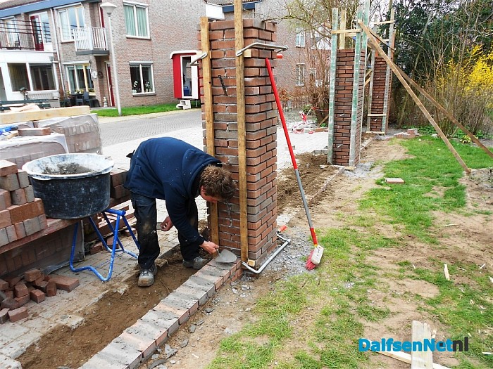 Muur bij Hospice Dalfsen