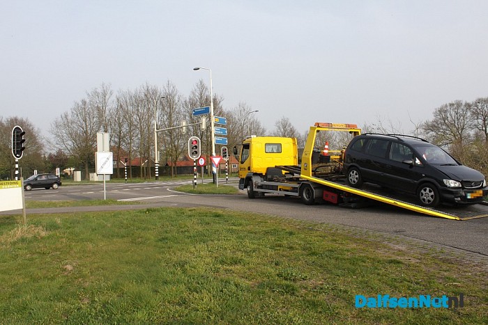 Kop-staart aanrijding N35 - Foto: Robert Bril